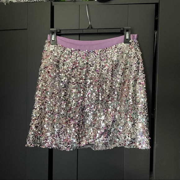 Jcrew sequin New Year’s Eve skirt - Picture 1 of 4
